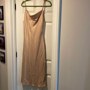 Birdy grey rose gold bridesmaid dress